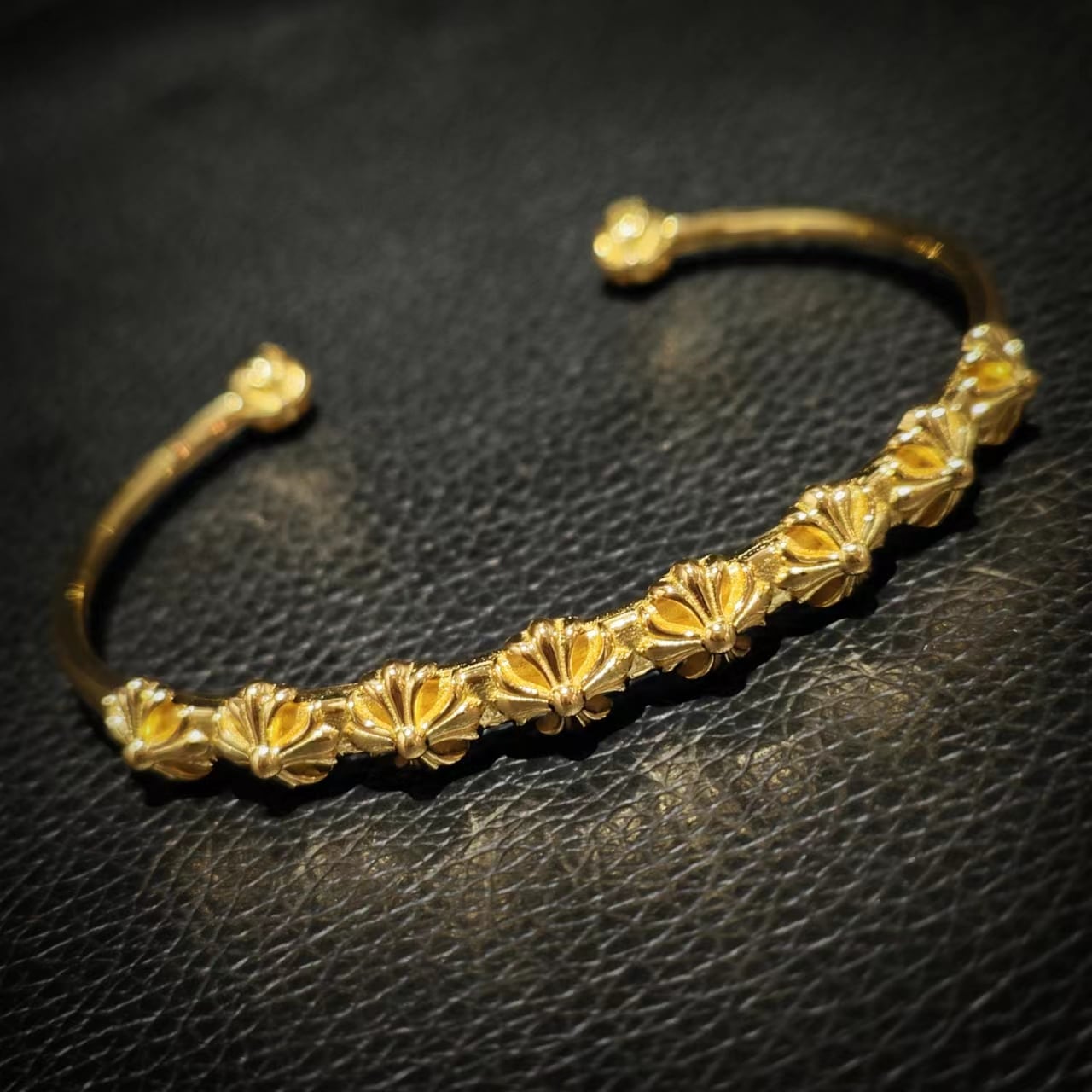 純銀S 925メッキ22 KメッシュレッドROCKAGECH風クラシックマルチクロスフラワー女神メッシュレッドブレスレット