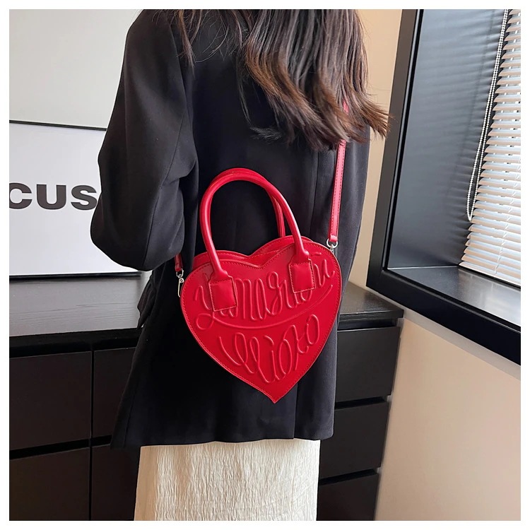 可愛いハート2Wayバックスマホポーチ かたかた掛け ショルダーバッグ 化粧ポーチ