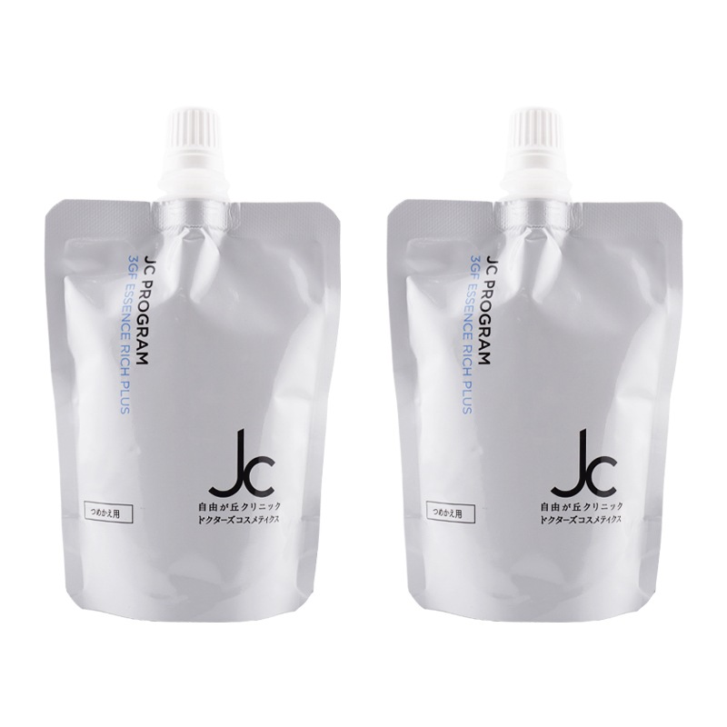 [2個セット]JC3GFエッセンスリッチプラス 美容液 100mL つめかえ用 ハリ ツヤ 保湿 レフィル 基礎化粧品 [ギフトラッピング対応]
