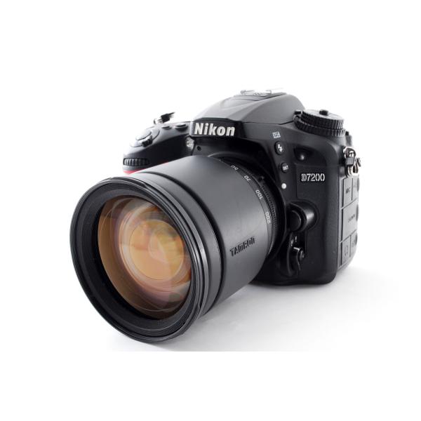 【中古】ニコン Nikon D7200 高倍率ズームレンズセット 美品 2416万画素 スマホへ転送 防塵防滴 ストラップ付き