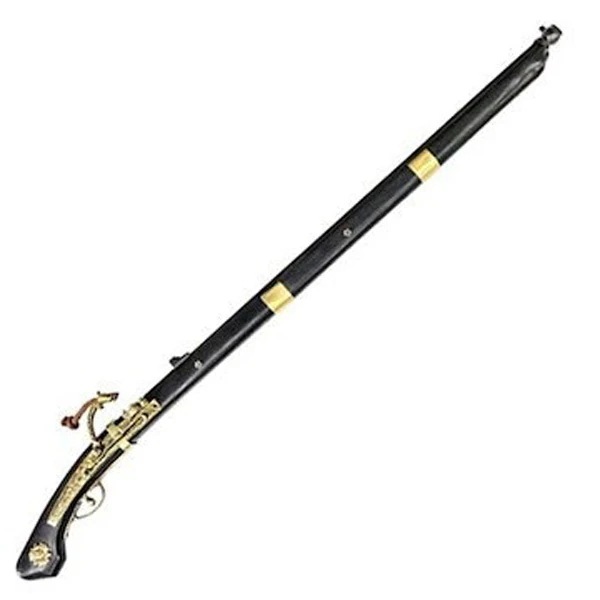 火縄銃 種子島 ブラック ポルトガル 伝来モデル 110cm DENIX デニックス 1274/N 模造 レプリカ 銃 リアル コスプレ ミリタリー アーミー ガン