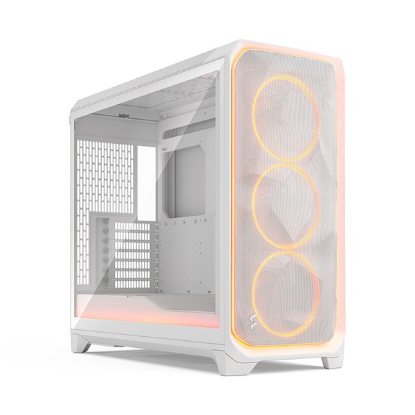 Fractal Design FD-C-MES3X-05 Meshify 3 XL Ambience Pro RGB White TG Clear Tint フルタワー型PCケース