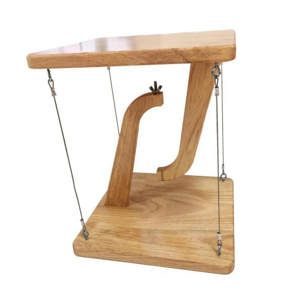 Tensegrity テーブルおもちゃ科学実験おもちゃ物理教材素朴な植物スタンドテレビキャビネット棚用早期教育玩具 四角