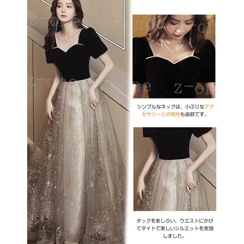 ドレス レディース 新作 ウエディングドレス パーティー エレガント 上品 花柄 レース 体型カバー お姫様 着痩せ 成人式 結婚式 披露宴 二次会 ピアノ