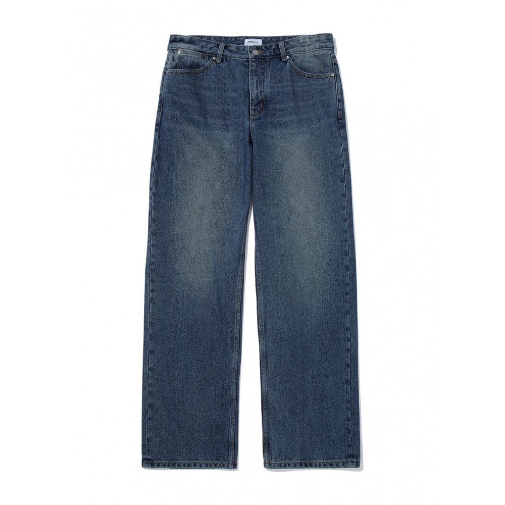 COVERNAT レギュラーフィットデニムパンツブルー