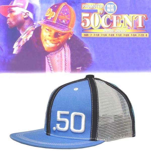 セール 50セント着用 Dome Piese Cap ドームピース キャップ ライトブルー ホワイト メンズ レディース ストリート スタイル HIPHOP ファッション ヒップホップ ウェアー