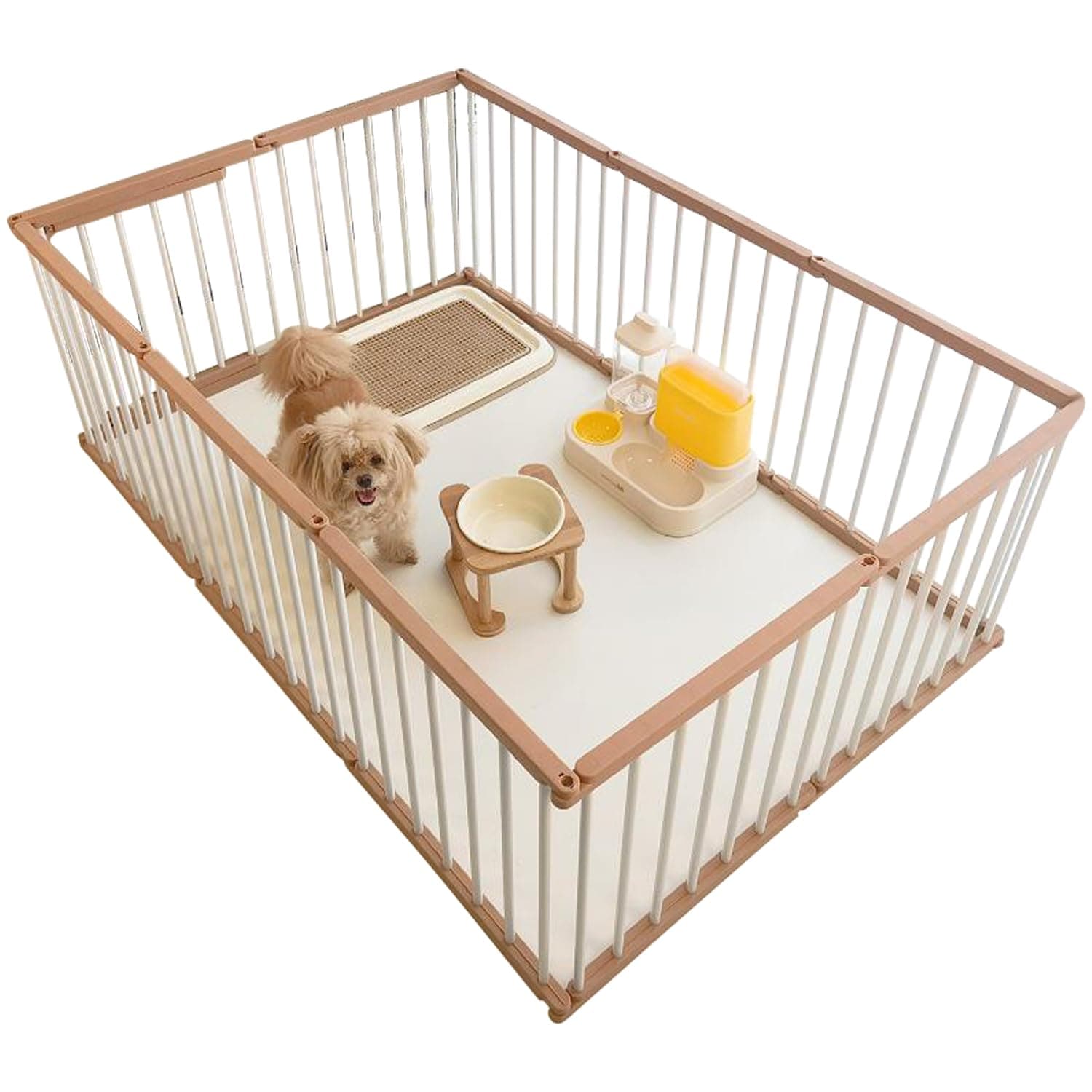 ペット用フェンス 犬 ゲージ 小型犬 サークル 室内 ペットサークル 室内用ドッグゲート 自由に組み立て可能な柵 中小型犬用脱走防止フェンス 組み立て簡単