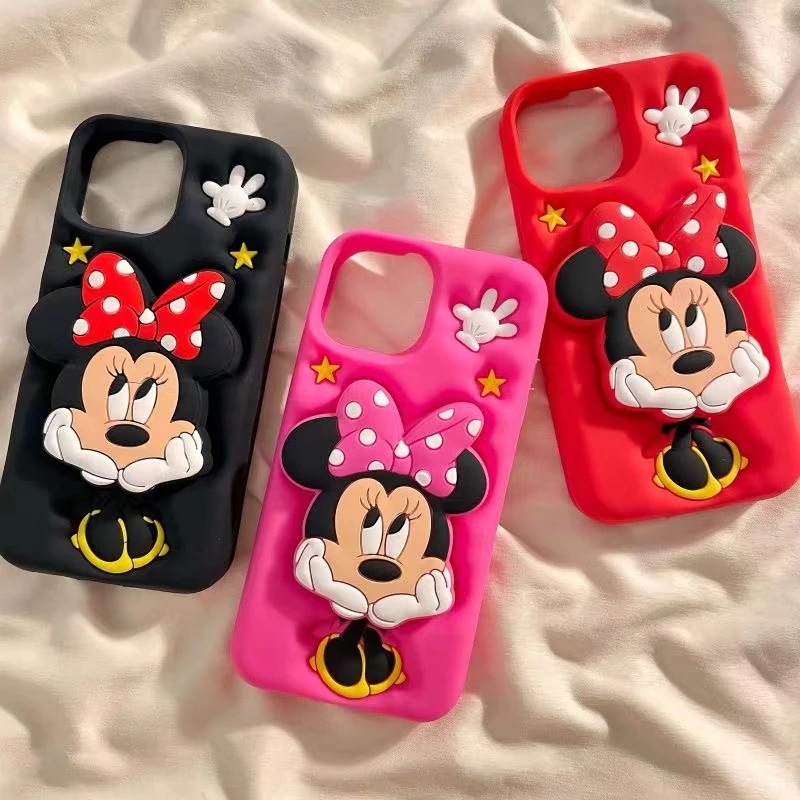 【2個買うと1個無料】iphoneケース ディズニー ミニー 可愛い スマホケース 3色 iphone15ケース iphone14ケース iphone13ケース iphone12ケース pro/pro