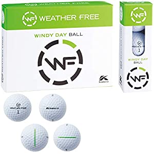 【送料無料/即納】 キャスコ 最新の激安 Kasco ゴルフボール WEATHER ダース ウェザーフリー ホワイト FREE