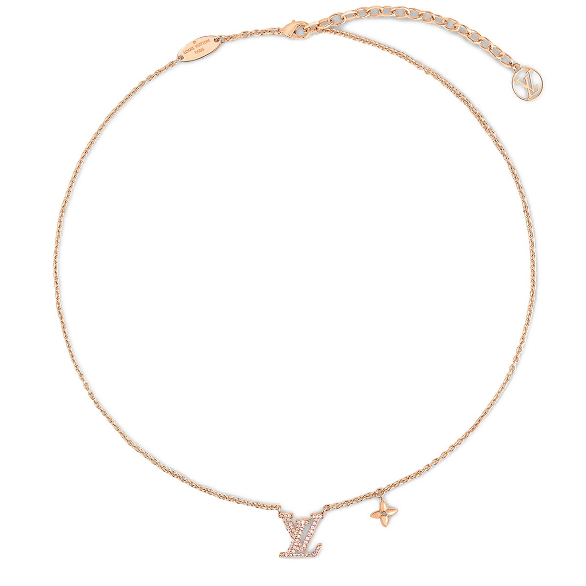 LV ネックレス コリエ LV アイコニック ペンダント Blush / ピンクゴールド M00985