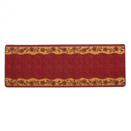 廊下敷 ナイロン100％ 「リーガ」 レッド 約80×340cm 1310270241601