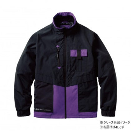 桑和 0534-00 防寒ブルゾン(防風.透湿) 4Lサイズ パープル(63) G.G.