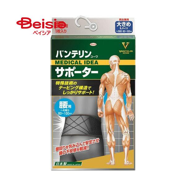 興和 バンテリンサポーター腰用ブラックＬ
