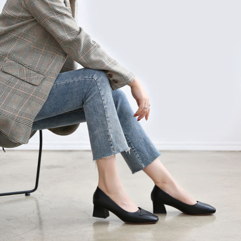 500円OFFクーポン 走れる パンプス スクエアトゥ 歩きやすい 履きやすい ヒール 4.5 痛くない 楽ちん 通勤 フォーマル リクルート レディース 歩きやすい 痛くない パンプス レディース