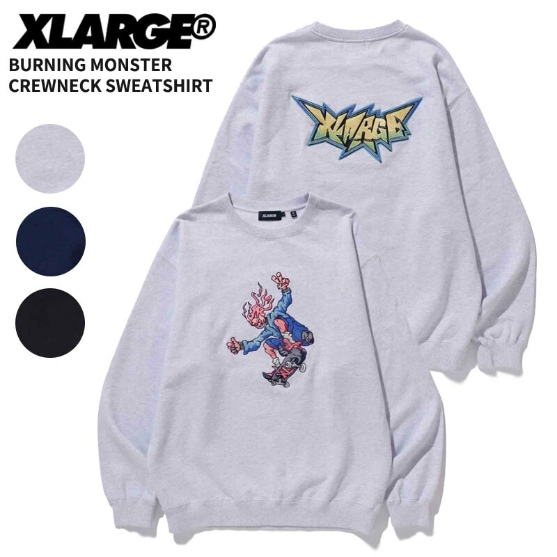 エクストララージ メンズ XLARGE クルーネック スウェットシャツ トレーナー 101234012021