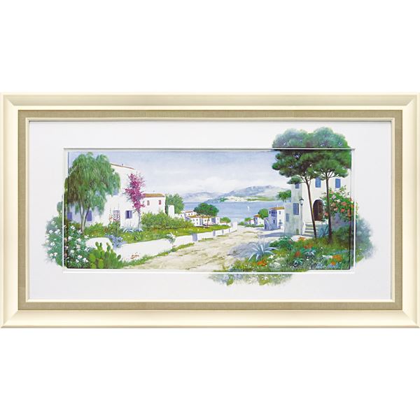 ユーパワー ピーター/モッツ アートフレーム 「オーシャンパス」