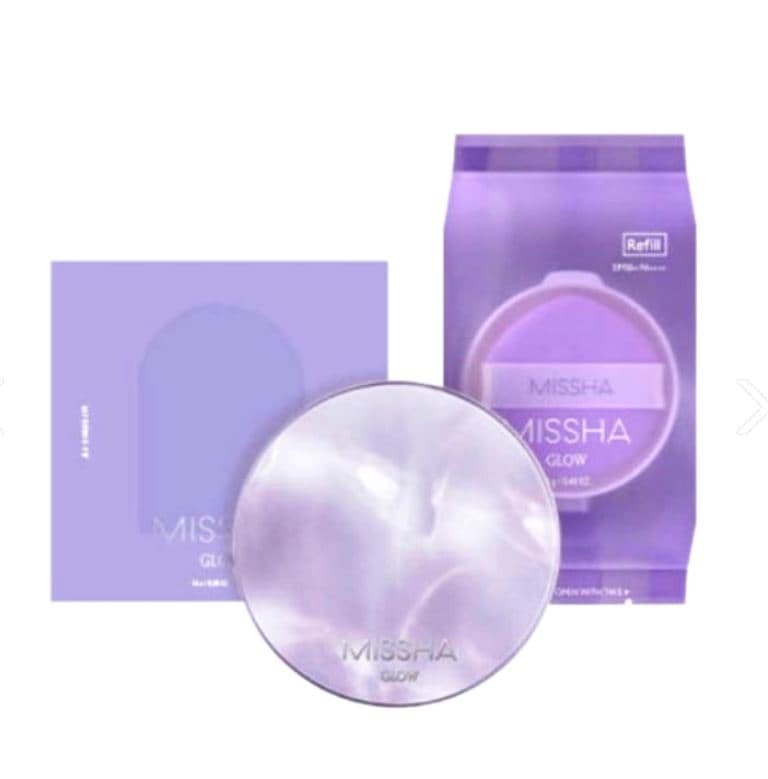 グロウレイヤリングフィットクッション14g 4種 本品+リフィル/ 詰め替え SPA50+ PA ++++ / グロー レイヤリングフィット クッション / アンプル光彩 スキンケアリング アン