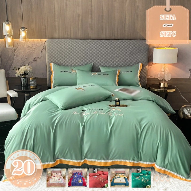 クーポン 布団カバー ダブル 4点セット 布団カバーセット シングル 3点セット 寝具カバー 綿 洗える 吸湿速乾 防ダニ ベッドカバー おしゃれ 北欧 掛け布団カバー セミダブル 和式洋式兼用 シー 10,597円