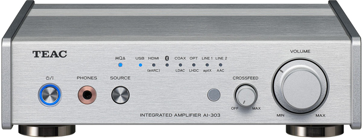 ティアック AI-303-S HDMI入力対応USB DAC/ステレオプリメインアンプ（シルバー） AI303S