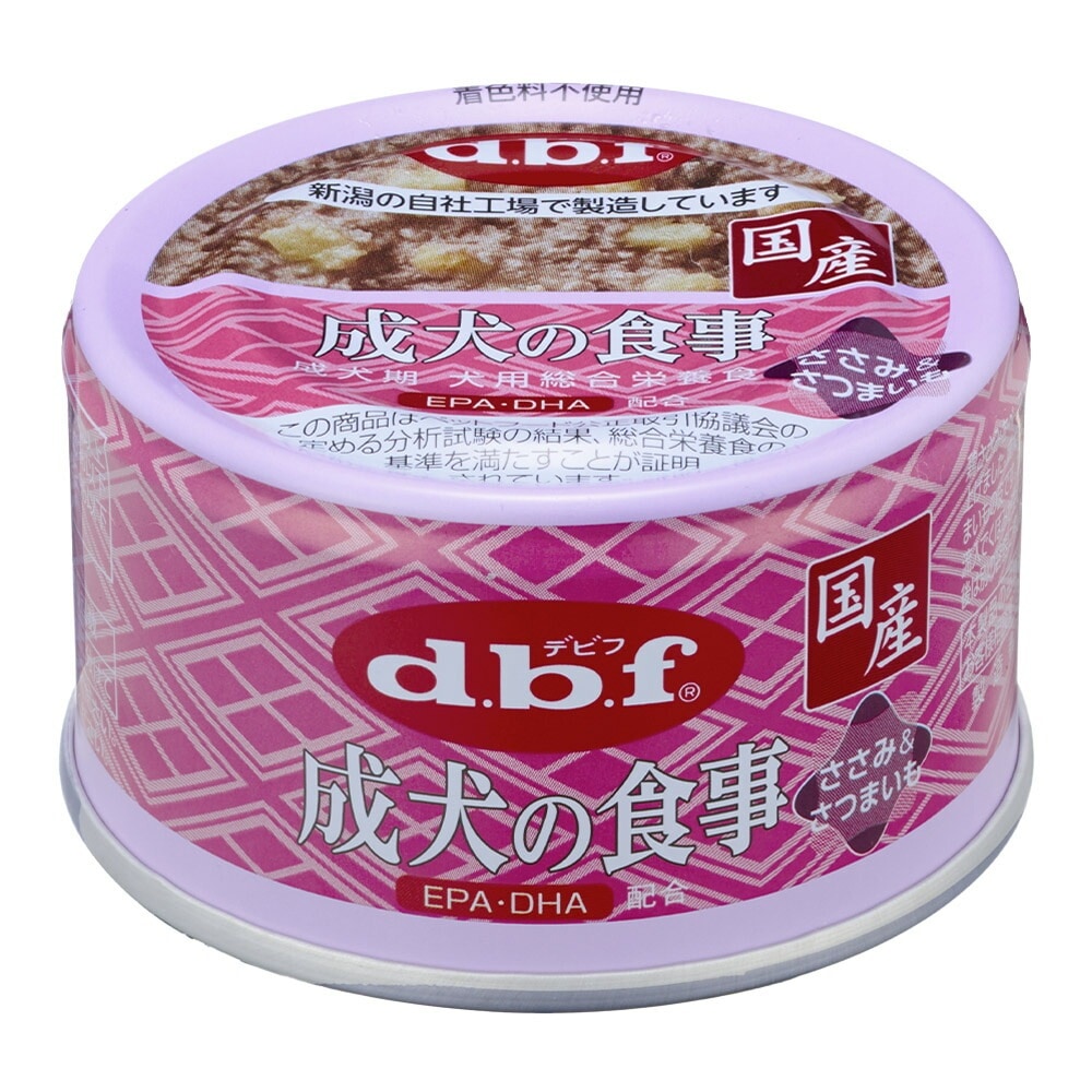 （まとめ買い）デビフペット 成犬の食事 ささみ＆さつまいも 85g 犬用フード [x24]