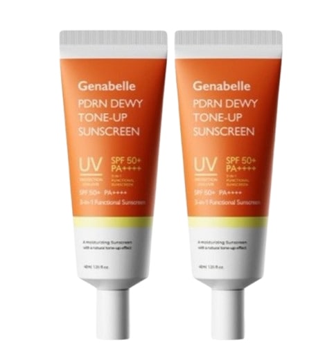 PDRN デューイトーンアップ 混合紫外線遮断（UV）サンクリーム SPF50+ PA++++ 40ml × 2本