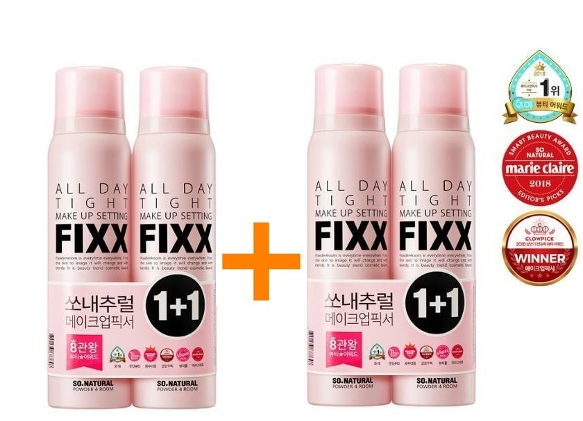 [大容量2+2企画] ソーナチュラル(So natural)一日中タイトメイクアップフィクサー /A