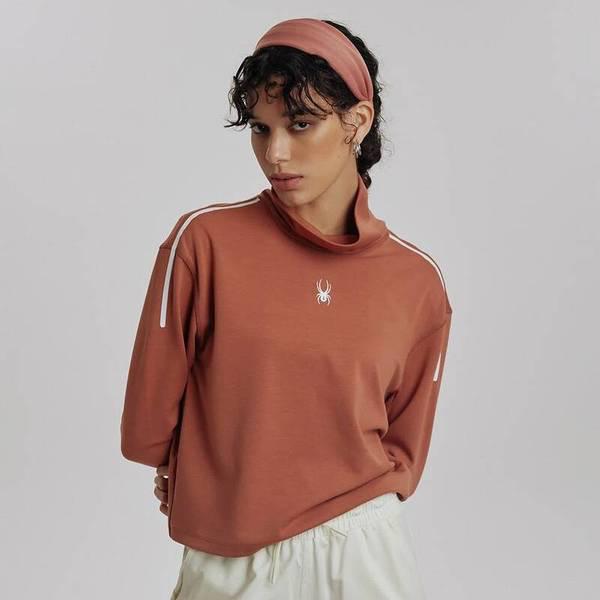 女性ランニングハイネックソフト長袖SPIPCNRL282WCOR 709829