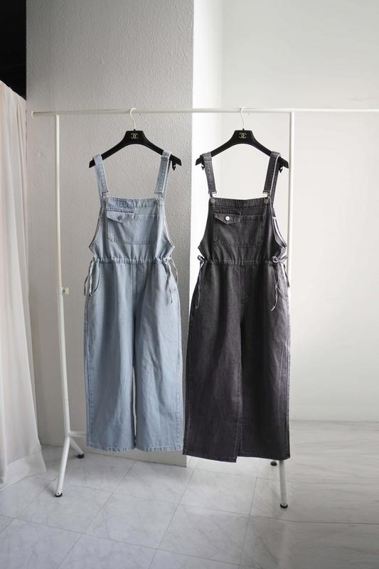 イヌデニムサロペット