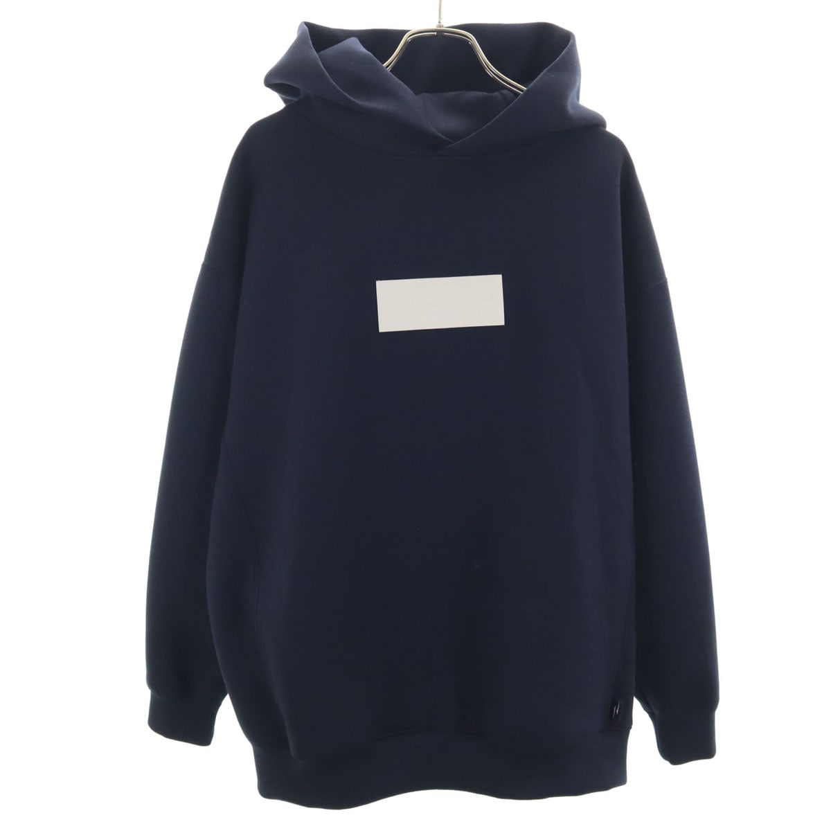 MONOCROM モノクローム 長袖 パーカー S ネイビー メンズ 古着