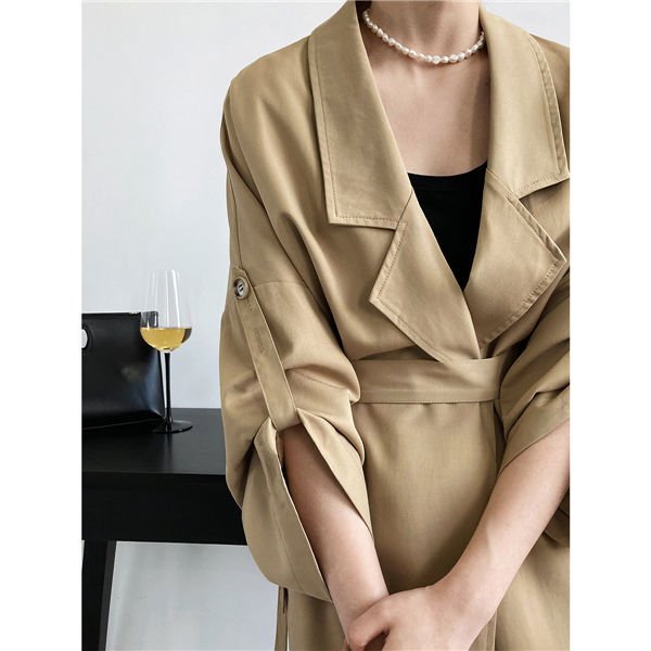 .新作先着限定売れ筋限トレンチコート コートなレディース 春秋 スプリングコート カーディガン 入学式 卒業式 ロング デザイン きれいめ カジュアル 通勤 通学 バレンタイン プレゼント 4,846円