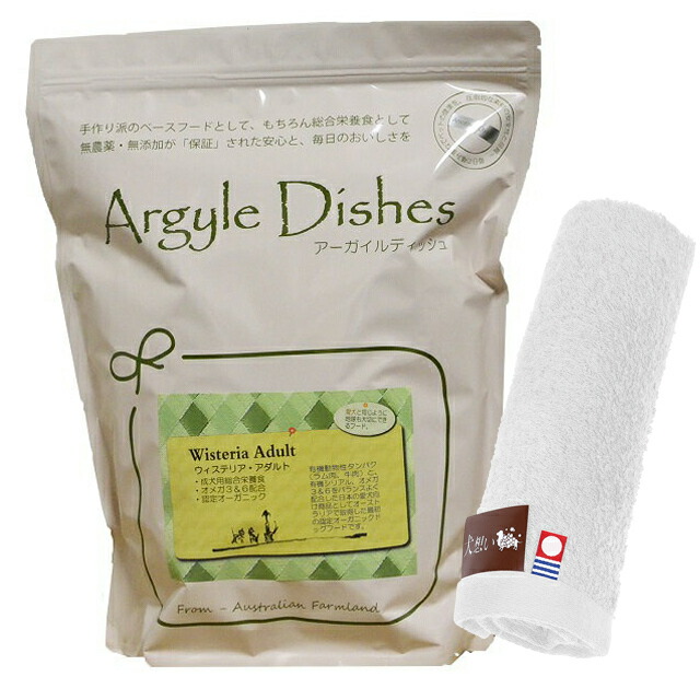 アーガイルディッシュ ウィステリア アダルト 2kg【犬想いオリジナル今治ハンドタオルプレゼント】【タオルカラー ホワイト】