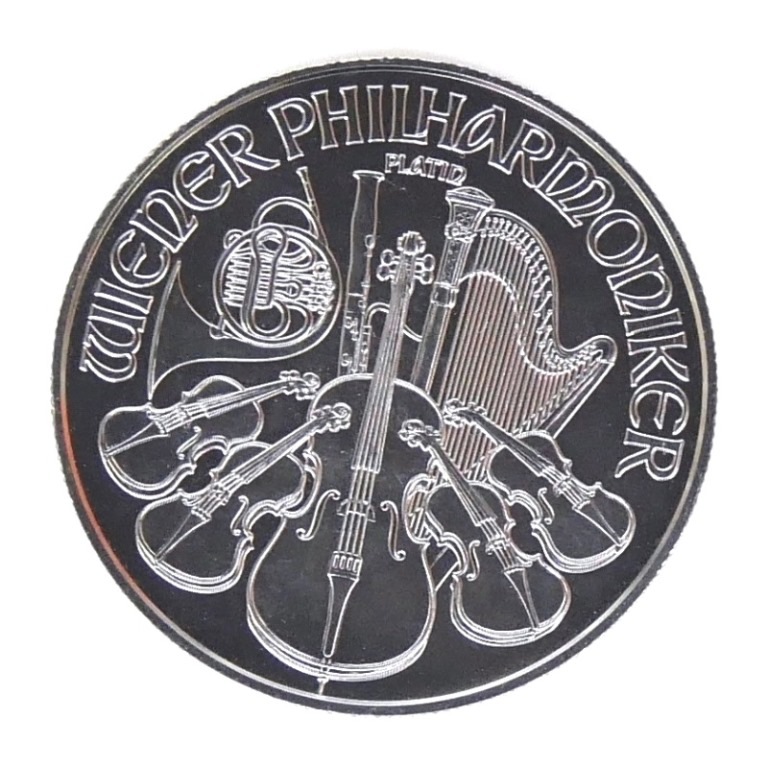 ウィーンプラチナ貨 １オンス １oz 2018年 【中古】(66586)