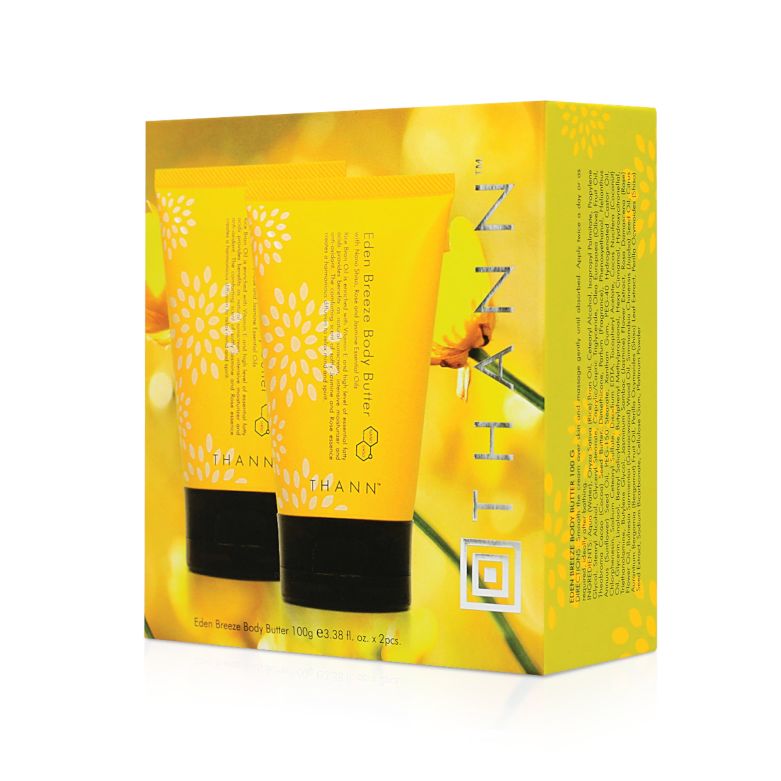 全国送料無料 THANN タン ボディバターEB(Eden Breeze) 100g×2本セット