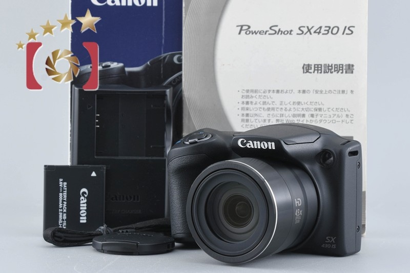 PowerShot SX430 IS ブラック コンパクトデジタルカメラ 元箱付き