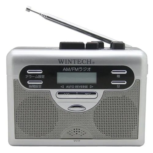 WINTECH PCT-11R ラジオ付テープレコーダーラジカセ