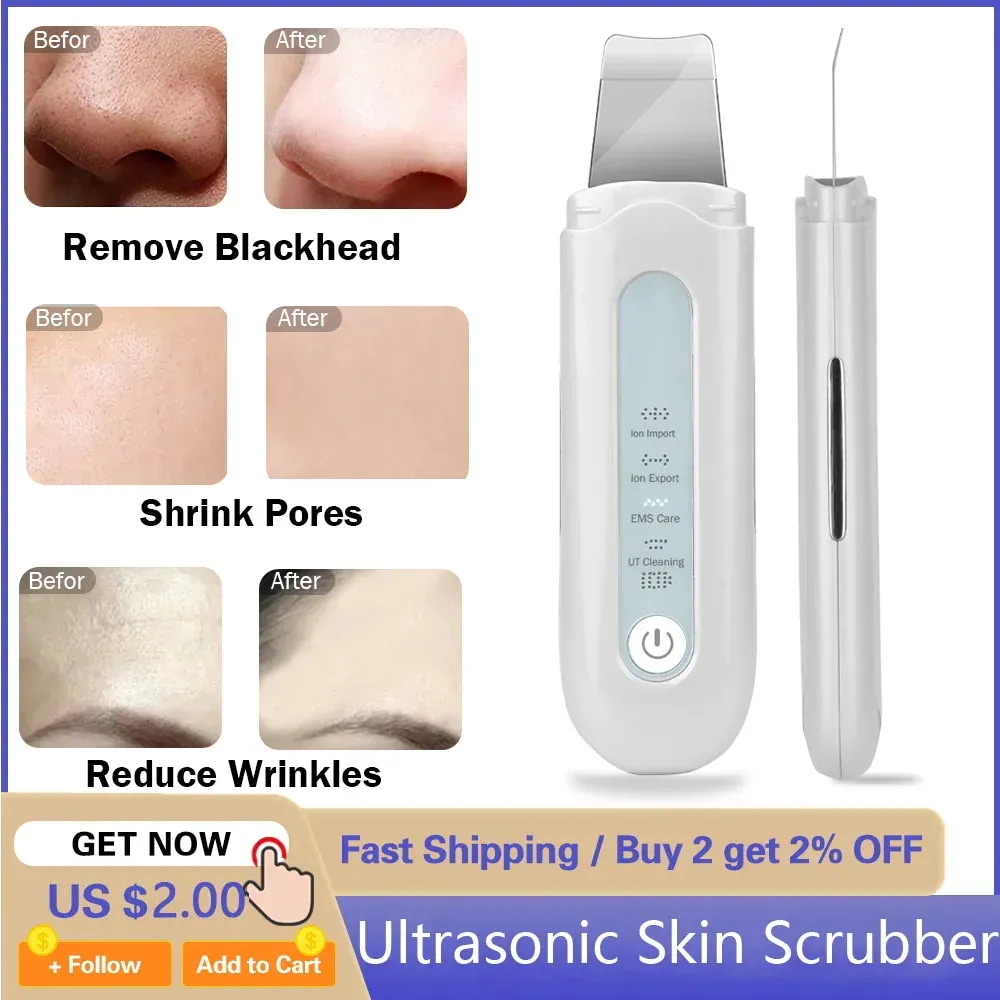 超音波洗顔機 光エステ 振動マッサージャー 新品毛穴吸引器 イチゴ鼻対策 超音波洗顔機 デバイス 角栓 スパ毛穴ケア 黒ずみ