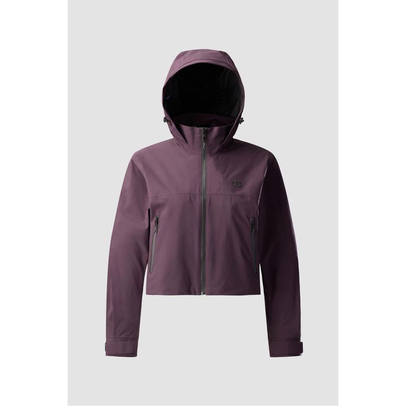 [] 女性 2L クロップ 防水 ジャケット JKJJW24222DWI