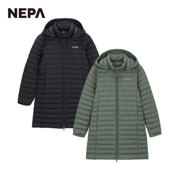 女性レタロングダウンジャケット 7K82022_P405657647