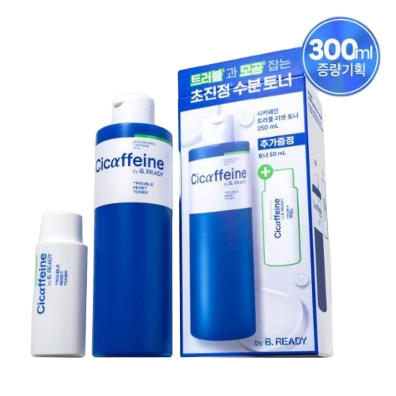 300ml増量企画 ビレディ シカフェイン トラブルリセットトナー 250ml + 50ml 皮脂ケア 水分補給 低刺激 スージングケア