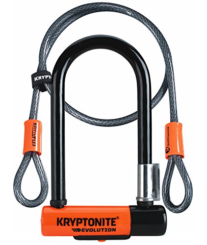 KRYPTONITE(クリプトナイト) Evolution Mini-7 U字ロック&120cmフレックスケーブル [並行輸入品]