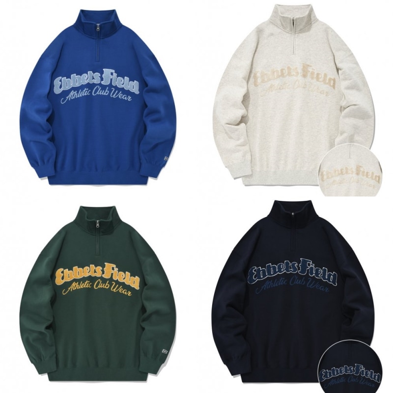 BOUCLE ARCH LOGO HALF ZIP UP 韓国正規品