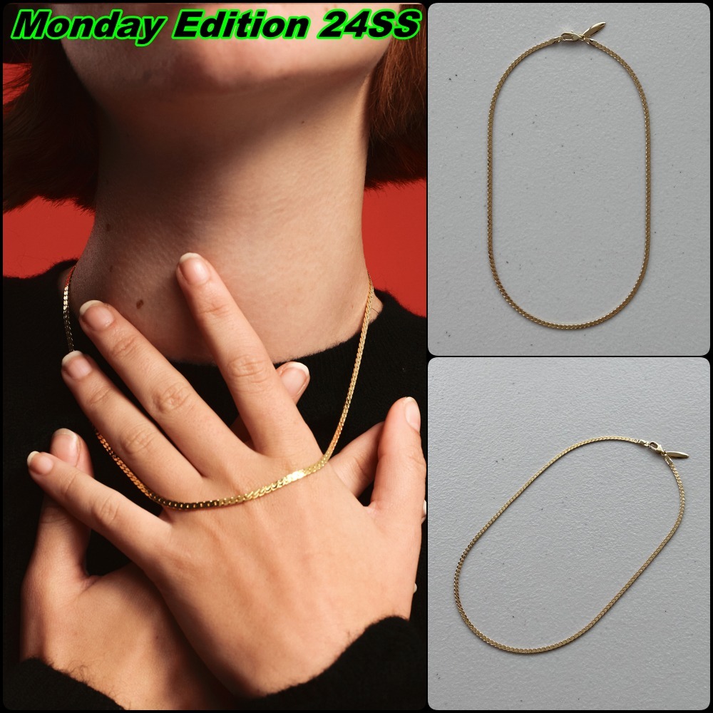 【Monday Edition】24SS GOLDEN CHAIN NECKLACE 3