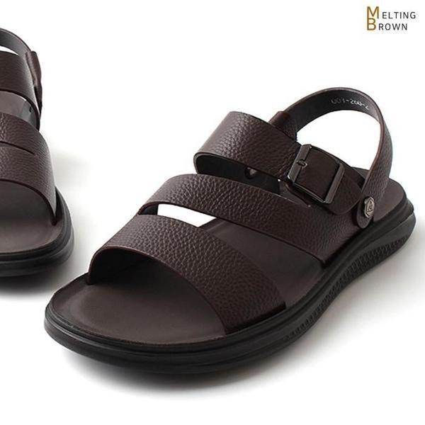 男性用ビーチレザーサンダル 男性用夏サンダル AL01