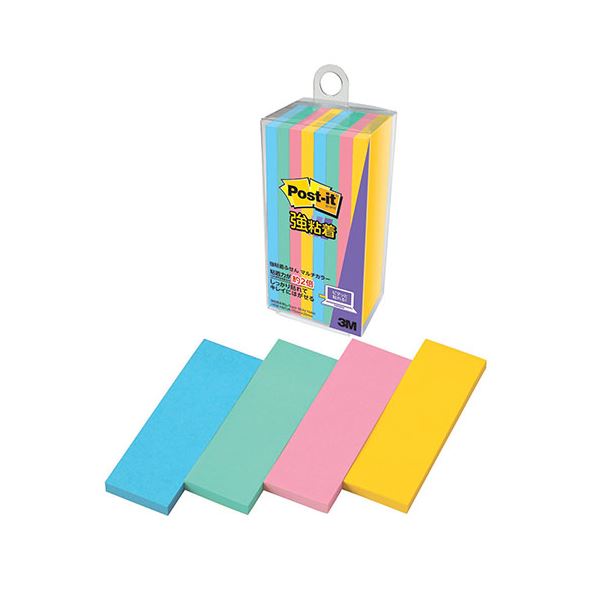 (10個セット) 3M Post-it ポストイット 強粘着ふせん マルチカラー3 3M-500SS-MC-3X10