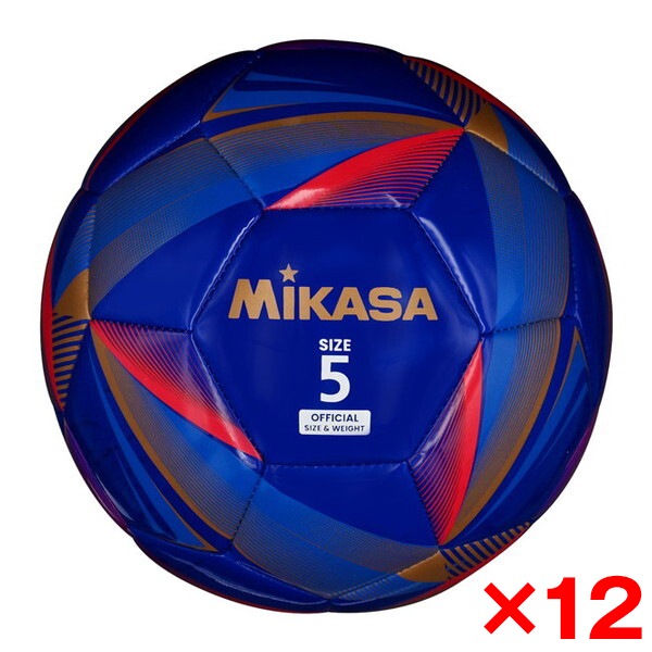 12個セット FT529D-NB レジャー用サッカーボール 5号 ネイビー