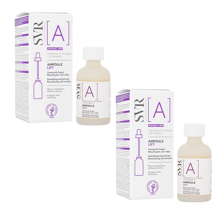 SVR Aアンプルリフト 30ml 2本 SVR A Ampoule Lift セラム レチノール0.3% ：海外発送 日時指定不可 国際郵便発送