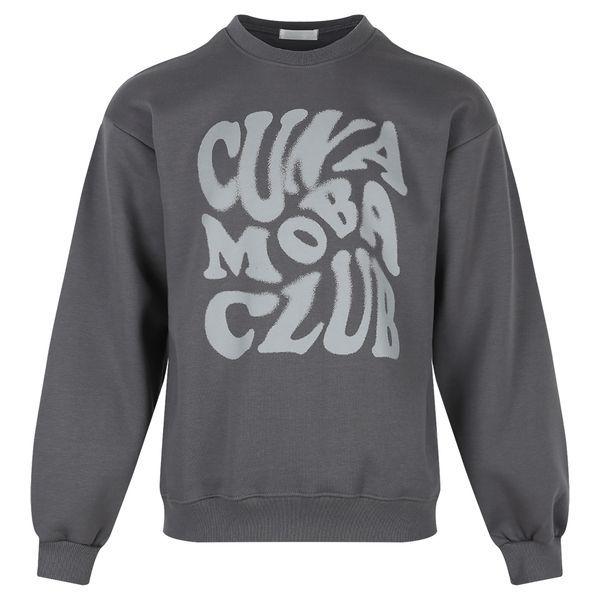 メンズ冬用セミオーバーフィット起毛レタリング 맨투맨 RB TSK Q061 墨色_P409089742