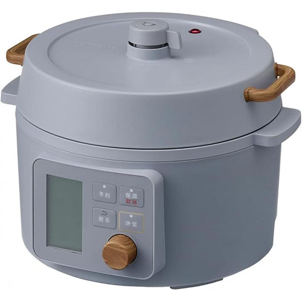 【在庫有・即納】アイリスオーヤマ 電気圧力鍋 圧力鍋 3L 炊飯器 鍋 108種類うち52種類のヘルシーメニュー搭載 1台9役 1～4人用 液晶タイプ KPC-MA3-H グレー