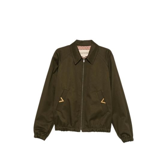VALENTINO GARAVANI Men Bomber Jackets 8V3CIP79AWK 365 GREEN