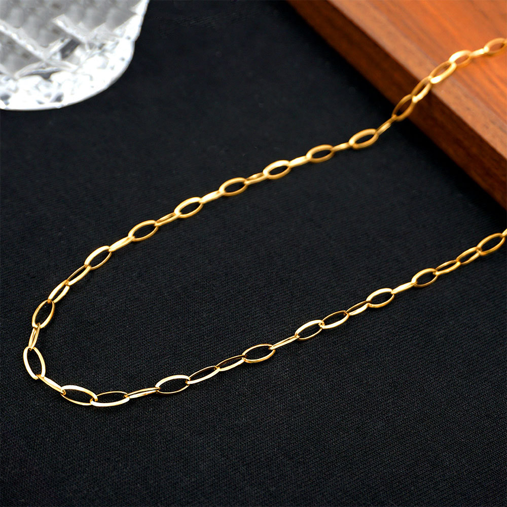 チタンO字チェーン ユニセックス ロング シンプル ミニマリスト プレゼント 汎用 9,117円